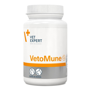 Vetomune Vet Expert – Supliment pentru Îmbunătățirea Imunității la Câini și Pisici, 60 Capsule Twist-Off